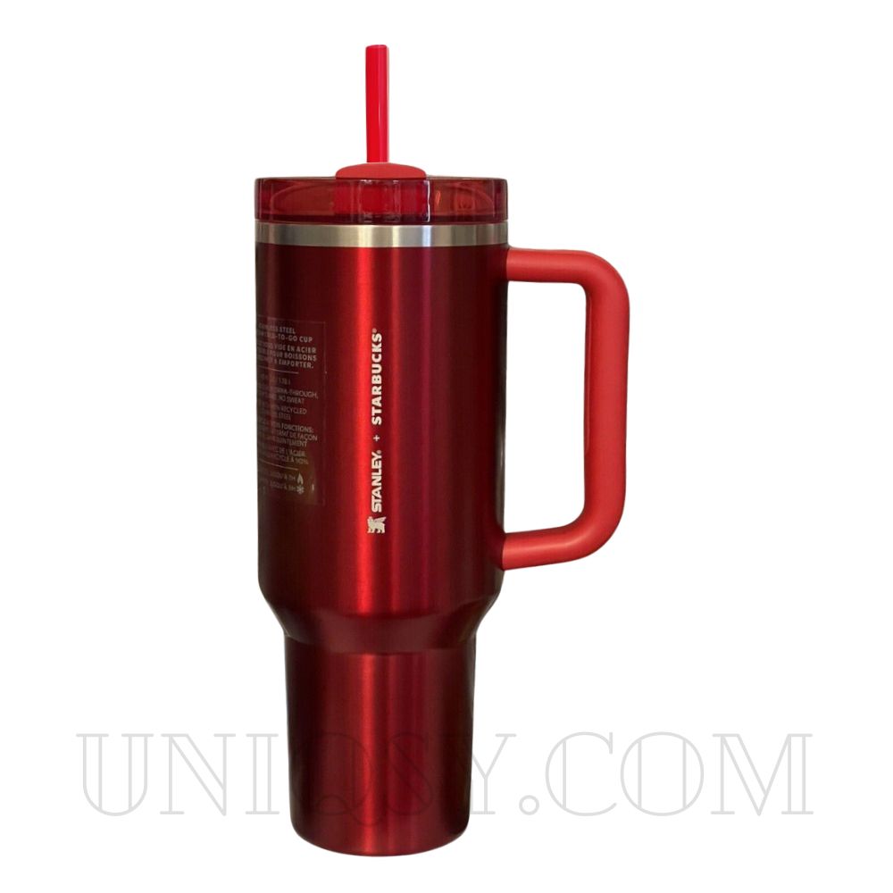 Stanley 40 OZ Tumbler with Handle and Straw Lid - Stainless Steel