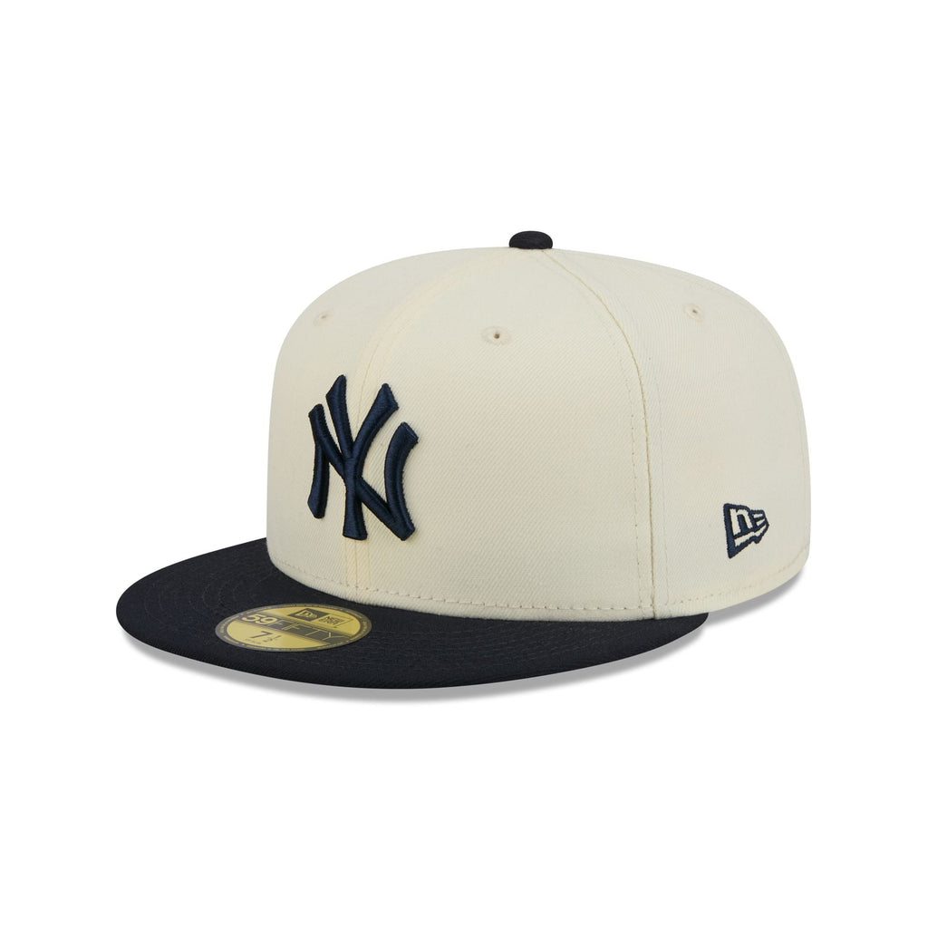 New York Yankees Chrome White Basic 59FIFTY Fitted Hat
