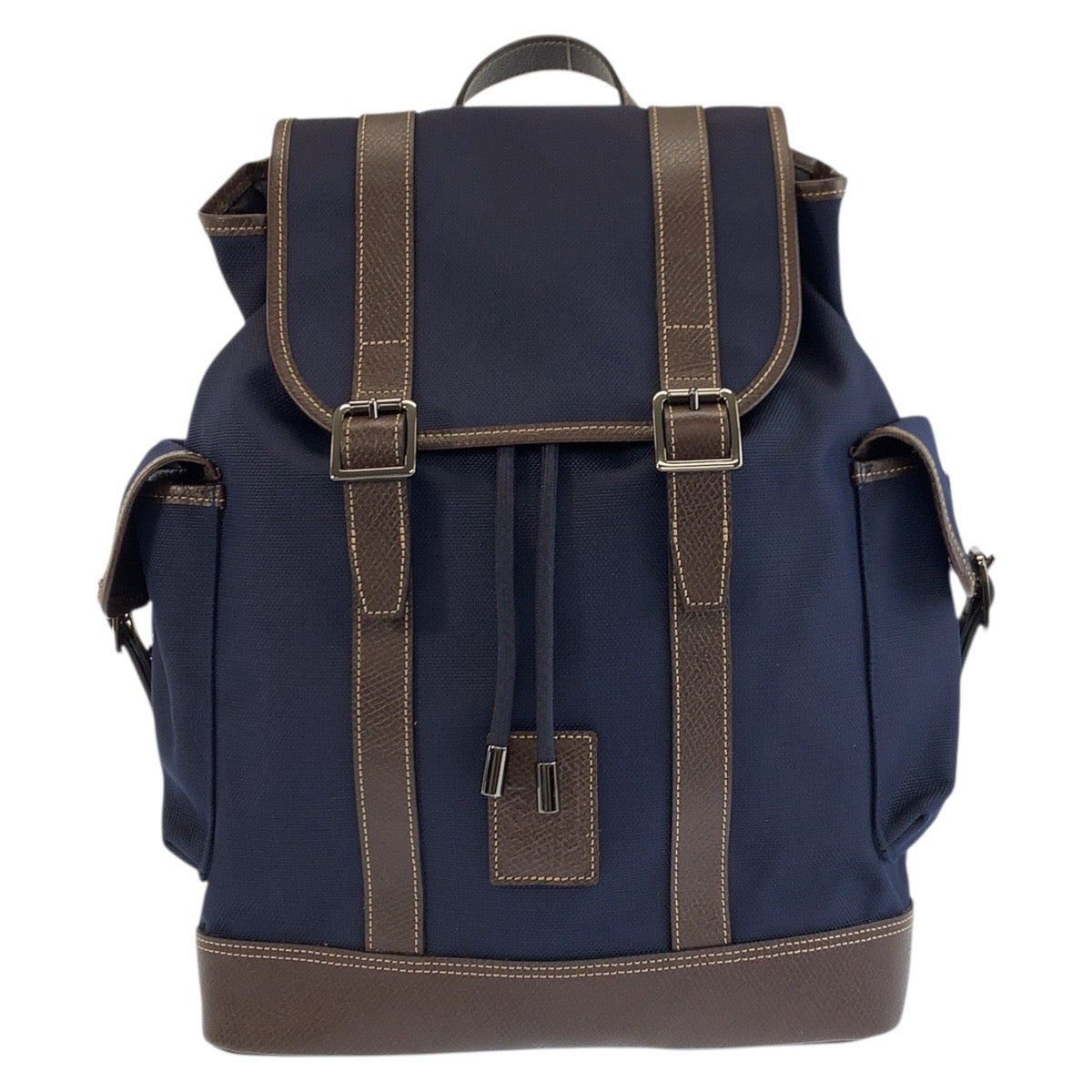 Longchamp Boxford Canvas Leather Backpack