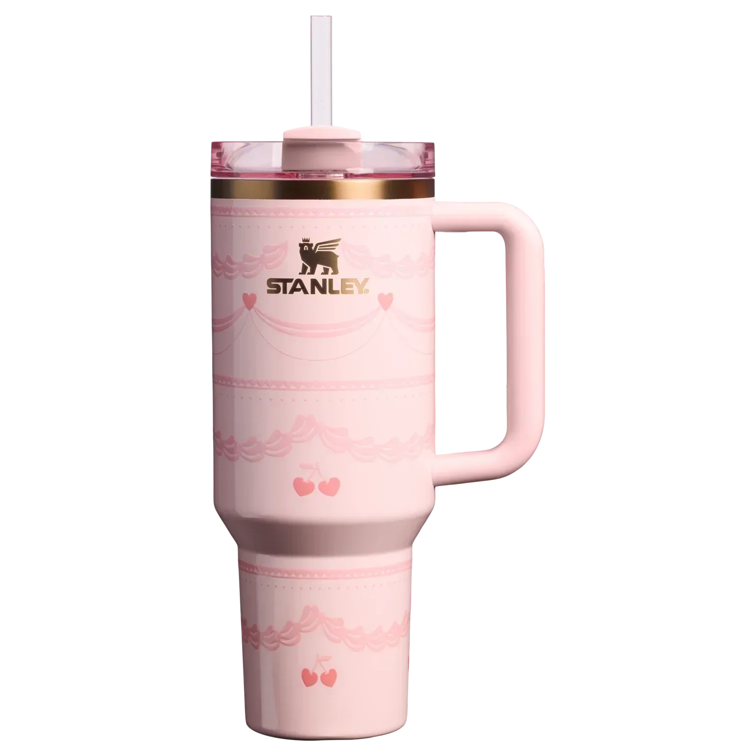 Stanley Cup Valentine's Day 40 oz Stainless Steel H2.0 Flowstate Quencher Tumbler